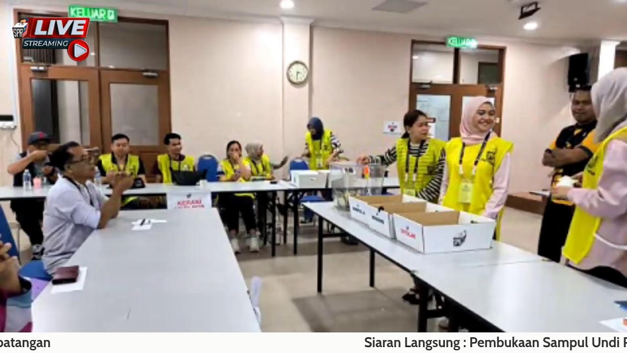 Siaran Langsung : Pembukaan Sampul Undi Pos PRK P.187 Kinabatangan dan N.58 Lamag, Sabah