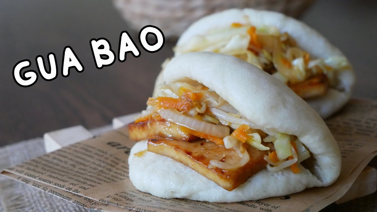 Gua Bao vegetariani - Bao ripieni di verdure sfiziose e tofu AL MIELE | Cookingdada