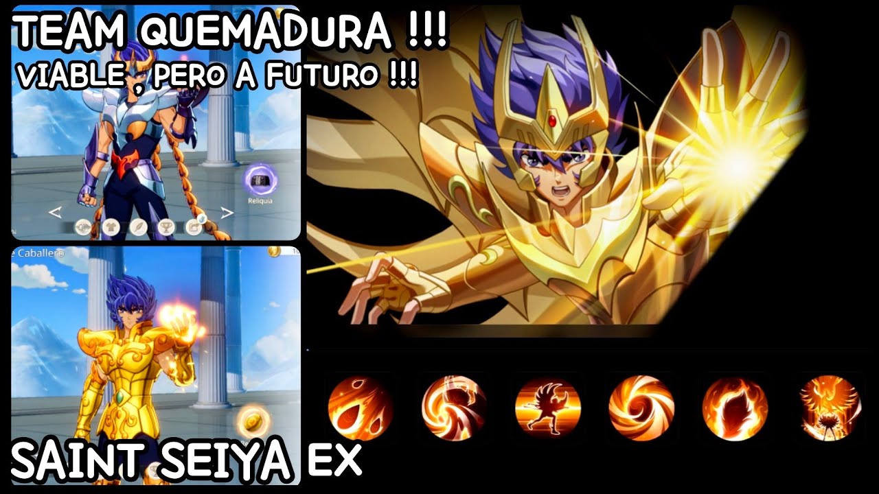 Saint Seiya EX [ TEAM QUEMADURA ] PUEDE FUNCIONAR ...