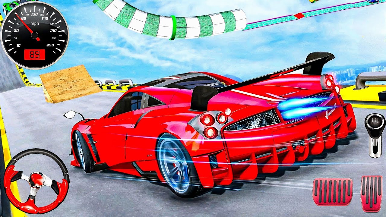 Impossible Tracks Car Stunt Simulator : Crazy Mega Ramp GT Car Racing 3D: Android Gameplay