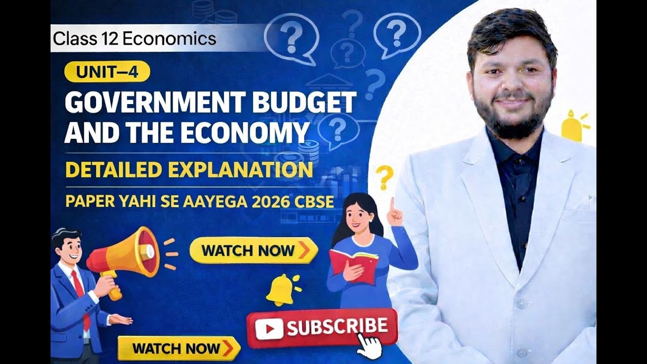 UNIT 4 GOVERNMENT BUDEGT 12 CBSE BOARD