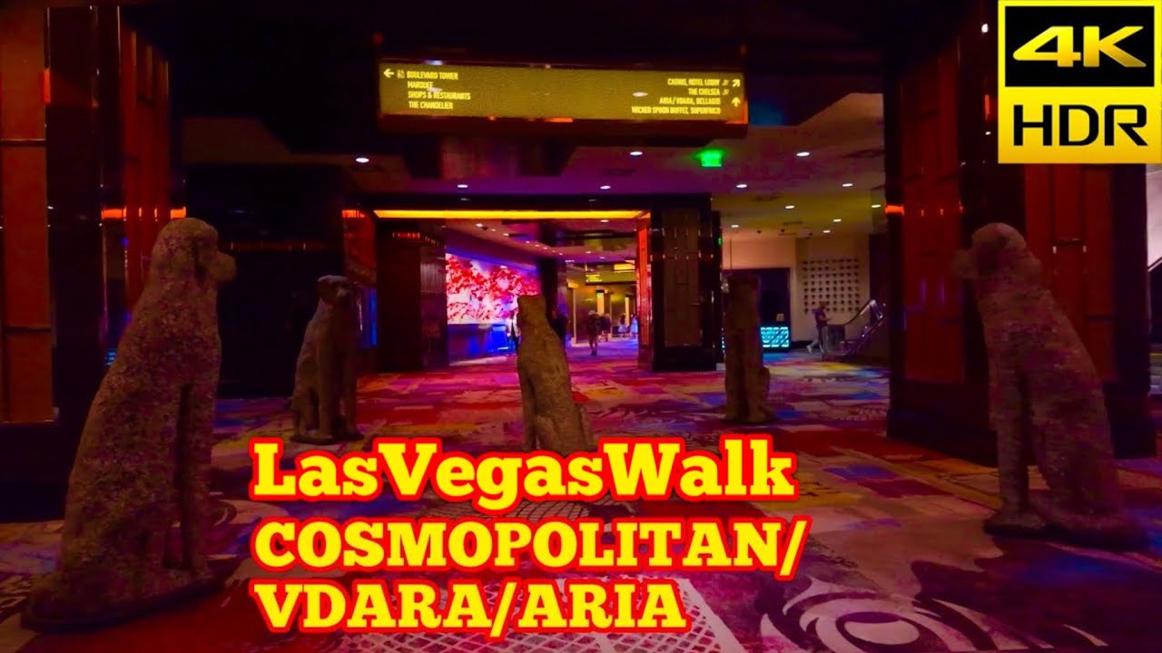 LasVegasWalk &bull; Cosmopolitan/Vdara/Aria &bull; August 2025 (4K HDR)