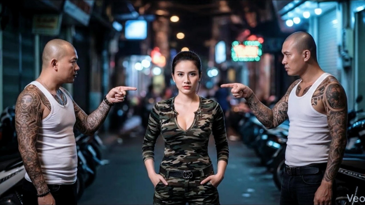 Nữ trung úy về phép thấy bố bị đạp gãy tay và màn trừng trị băng đảng bảo kê chấn động khu chợ