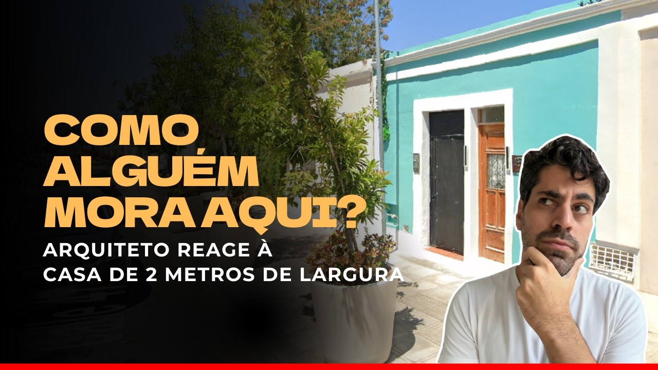 Arquiteto REAGE: Uma casa de apenas 2,40m de largura em Mérida! (Genial) + @trasmuro