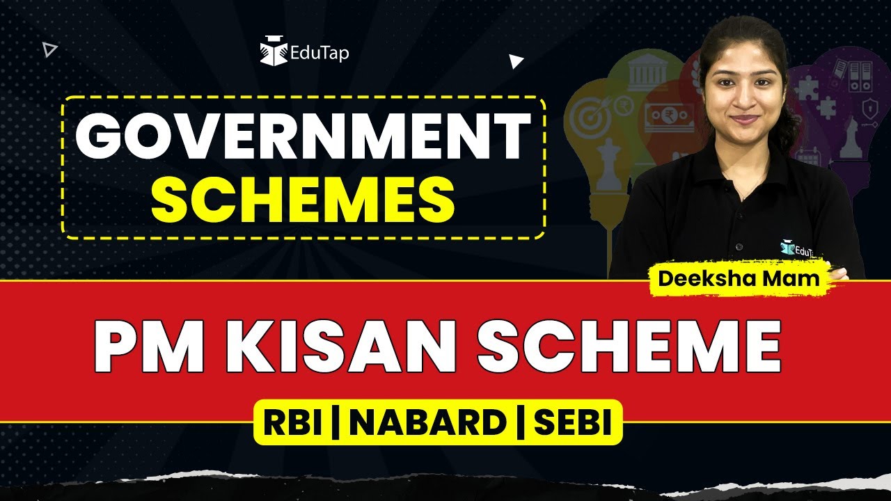 PM KISAN Scheme | Important Government Schemes Notes & PDFs | RBI, NABARD, SEBI Preparation | EduTap