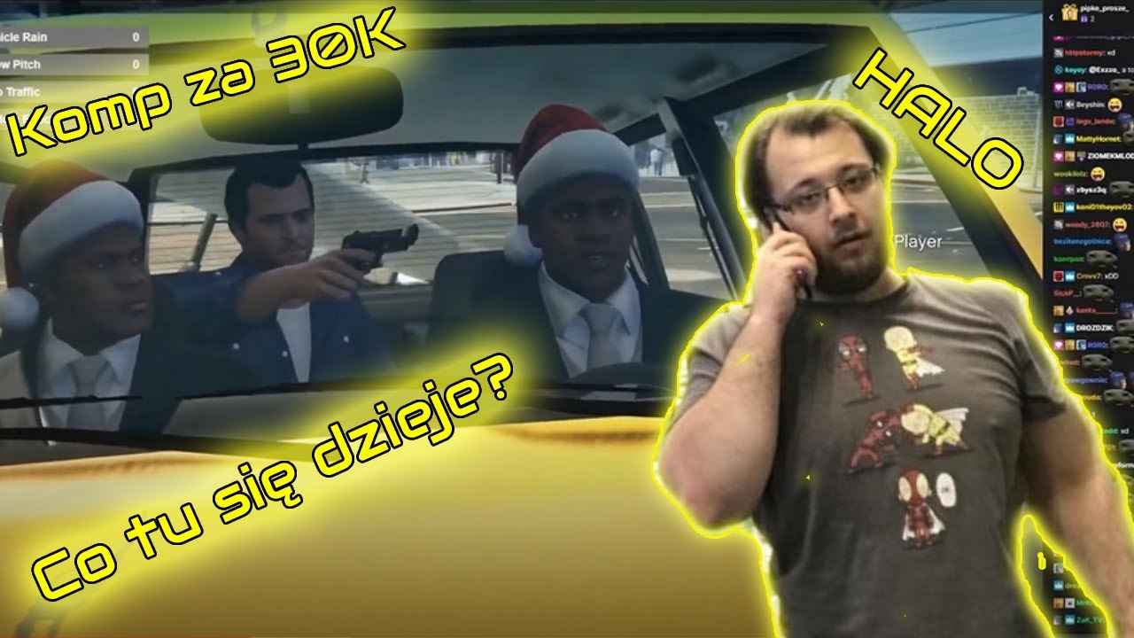 Początek długiej przygody I  Najlepsze momenty I GTA V CHAOS MOD z czatem I demonzz1