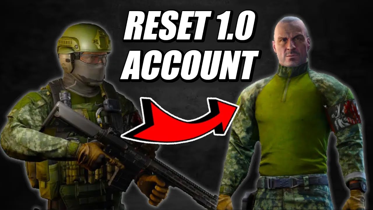 RESET Your Account - Escape From Tarkov #eft #eftwipe #escapefromtarkov