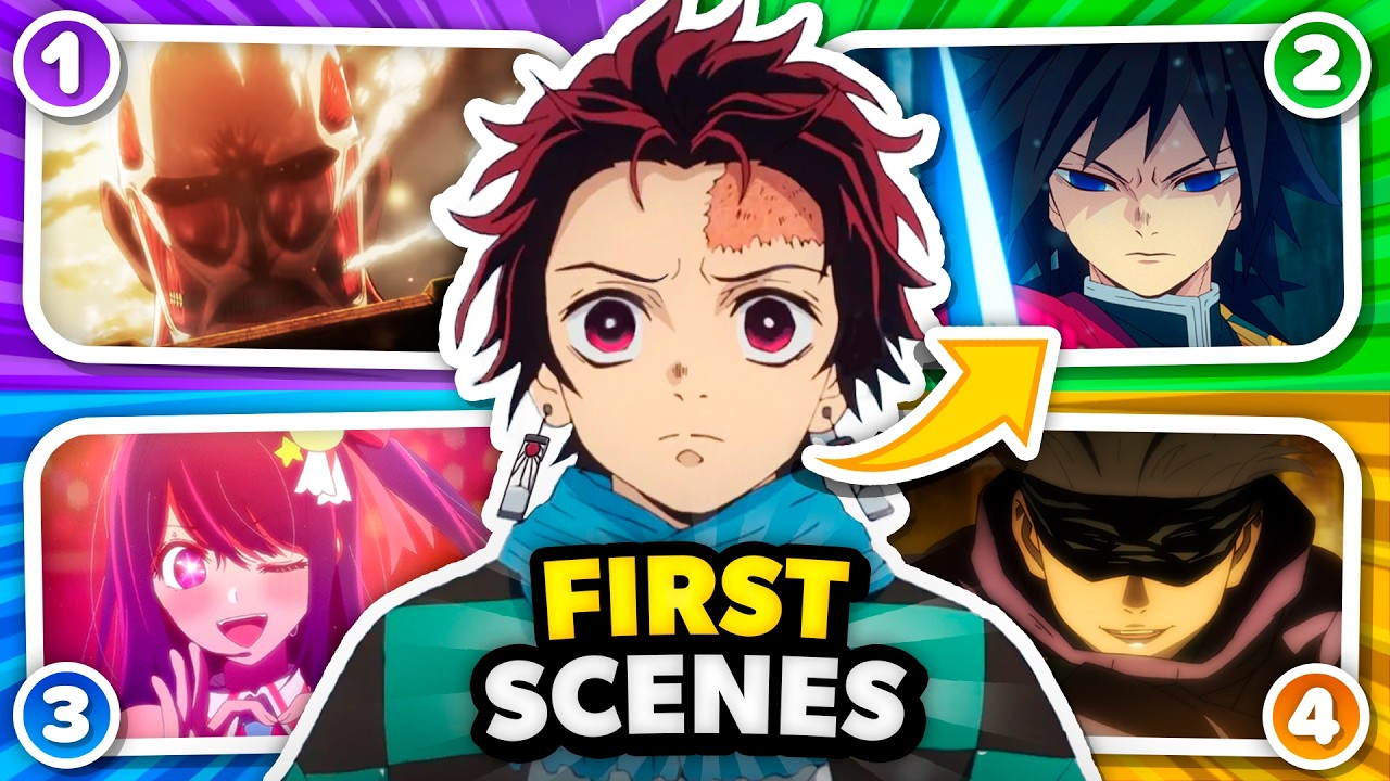 УГАДАЙ АНИМЕ ПО ПЕРВОЙ СЦЕНЕ 🎬🔥 (Очень Легко - Трудно)