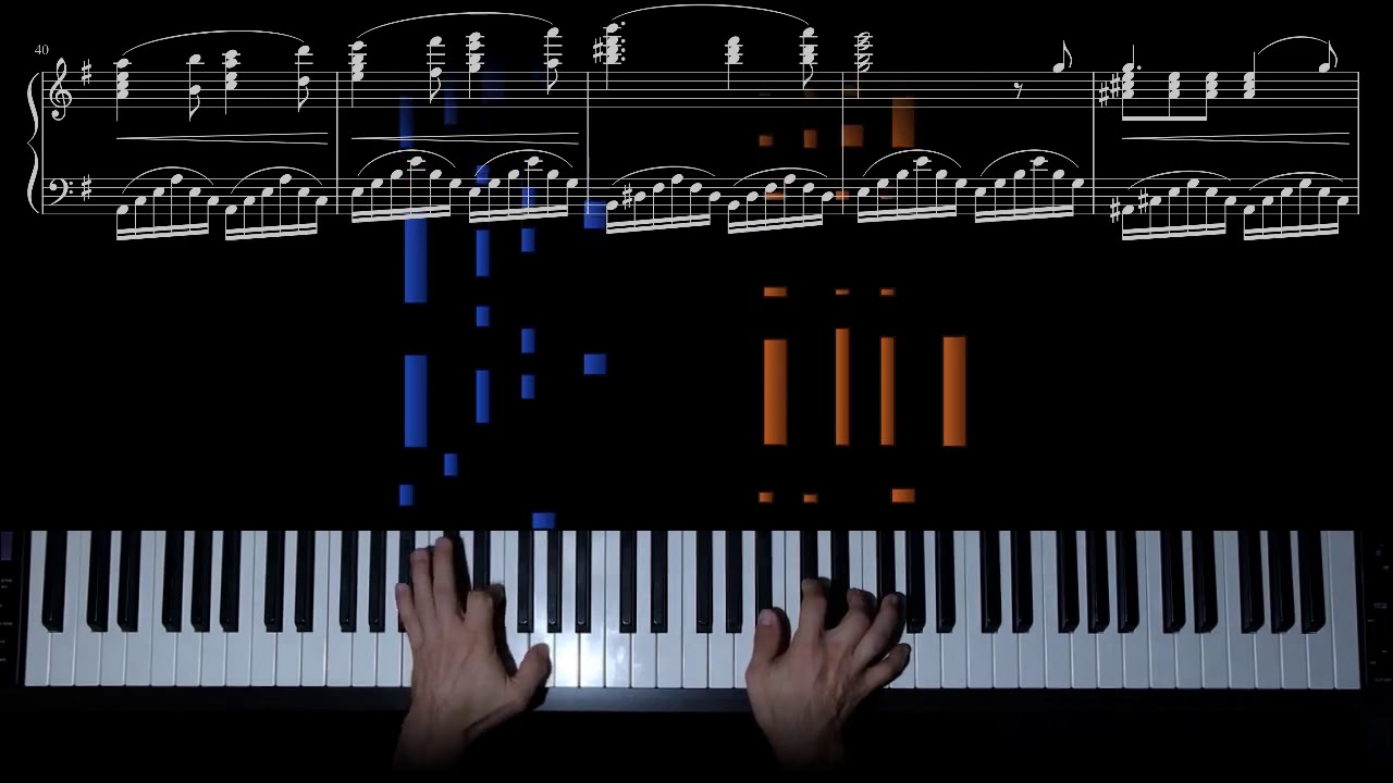 Bedrich Smetana - Vltava (Moldau) - intermediate piano arrangement