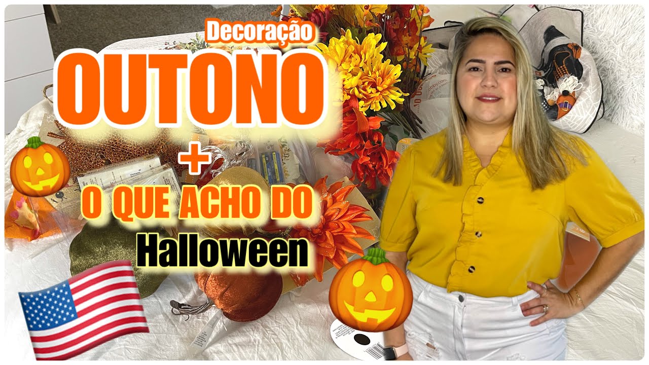 O QUE VOU USAR NA DECORACAO DE OUTONO + O QUE NAO GOSTO DO HALLOWEEN