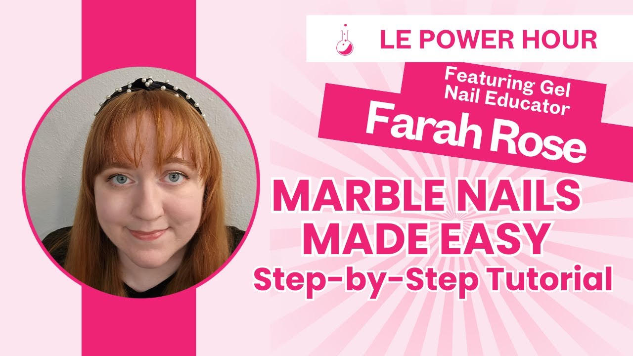Create Marble Nail Art  | Easy Step-by-Step Gel & ButterCream Tutorial with 