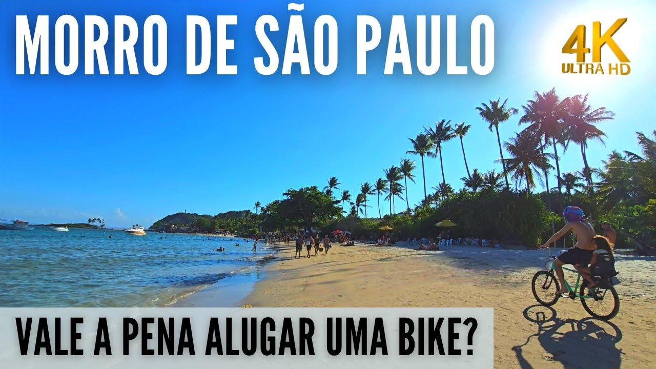 Morro de São Paulo: avaliei o aluguel de bike para conhecer uma das praias mais bonitas do MUNDO!