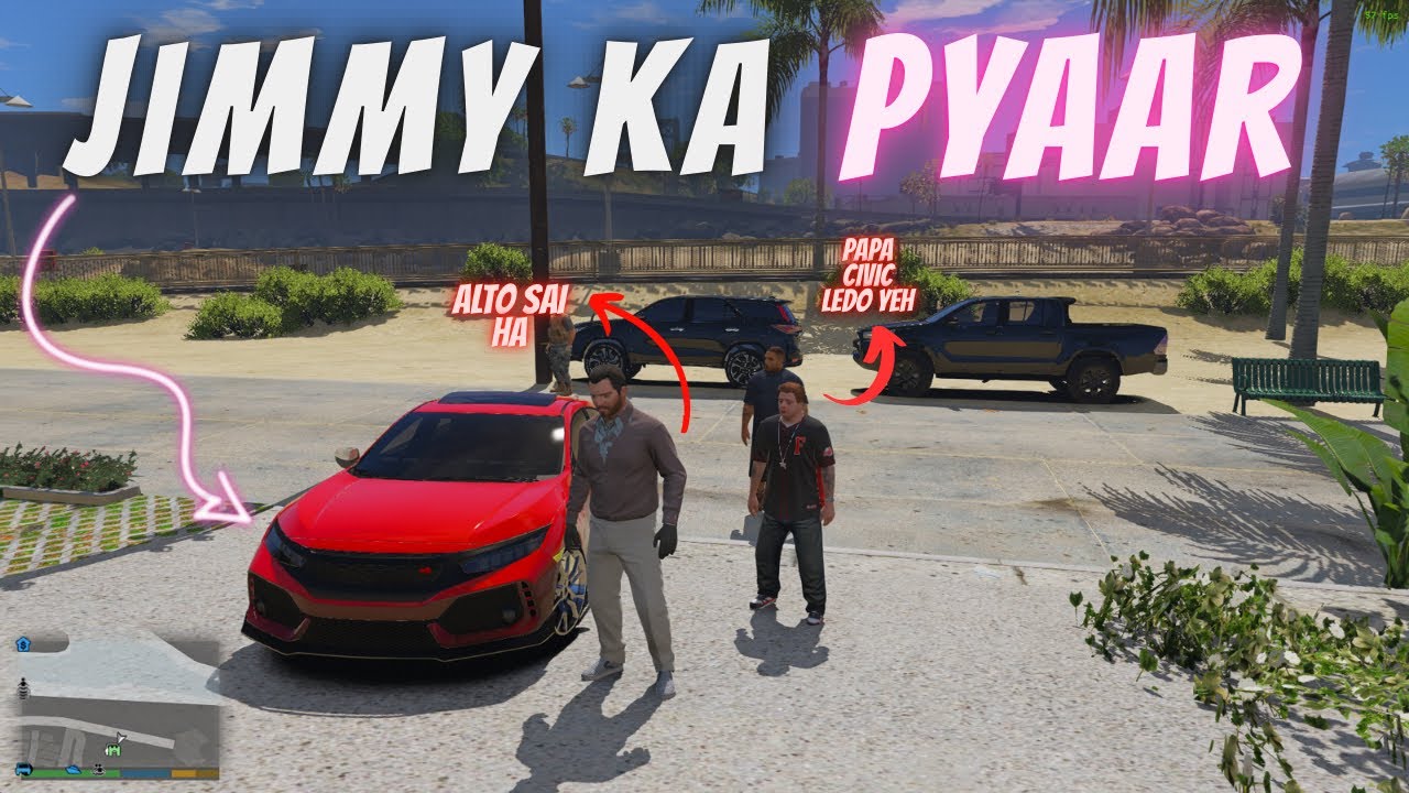 Jimmy Took Alto for Modification But Fell in Love with Civic! | GTA V Pakistan 🇵🇰 