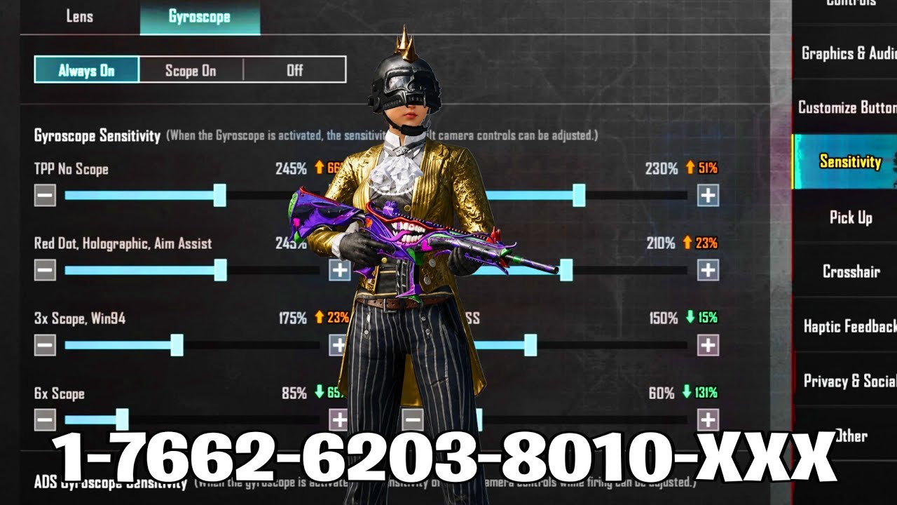 Bgmi Sensitivity Settings 🔥 2026 Zero Recoil Sensitivity Code in Bgmi/Pubg | Bgmi 4.5 Sensitivity