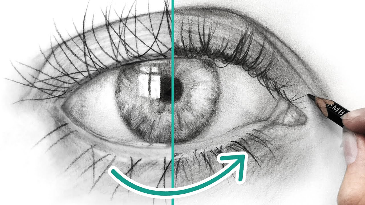 COME DISEGNARE LE CIGLIA! Il tutorial che stavate aspettando 😎 Come disegnare un occhio realistico