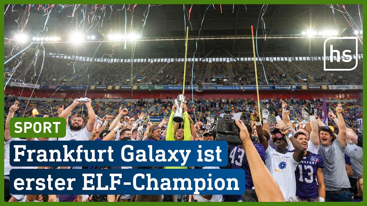 Historisch! Frankfurt Galaxy gewinnt European League of Football I hessenschau