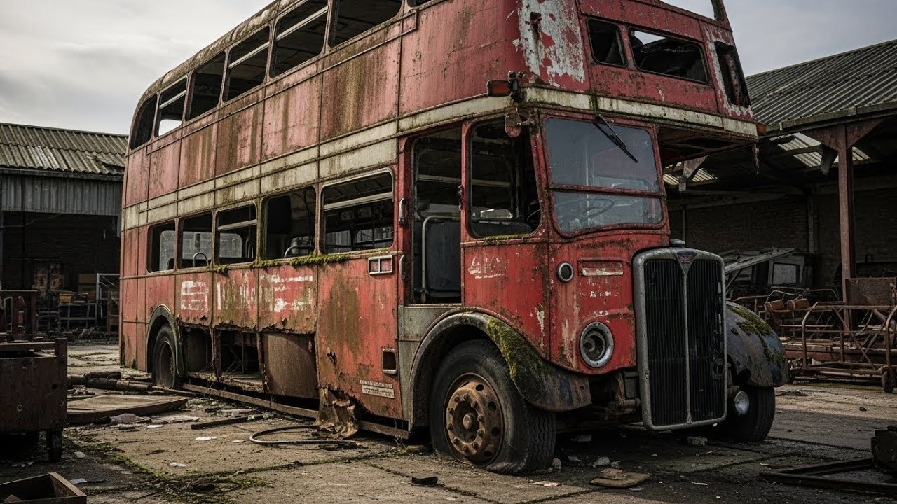 Lodekka Double Decker Bus 1952 | From Abandoned to Restored