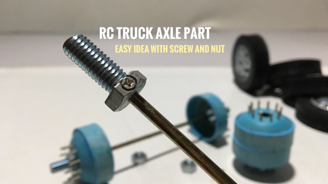 How to Make RC Heavy Construction Tractor Truck Homemade RC Car Project #6 Screw and Nut Working