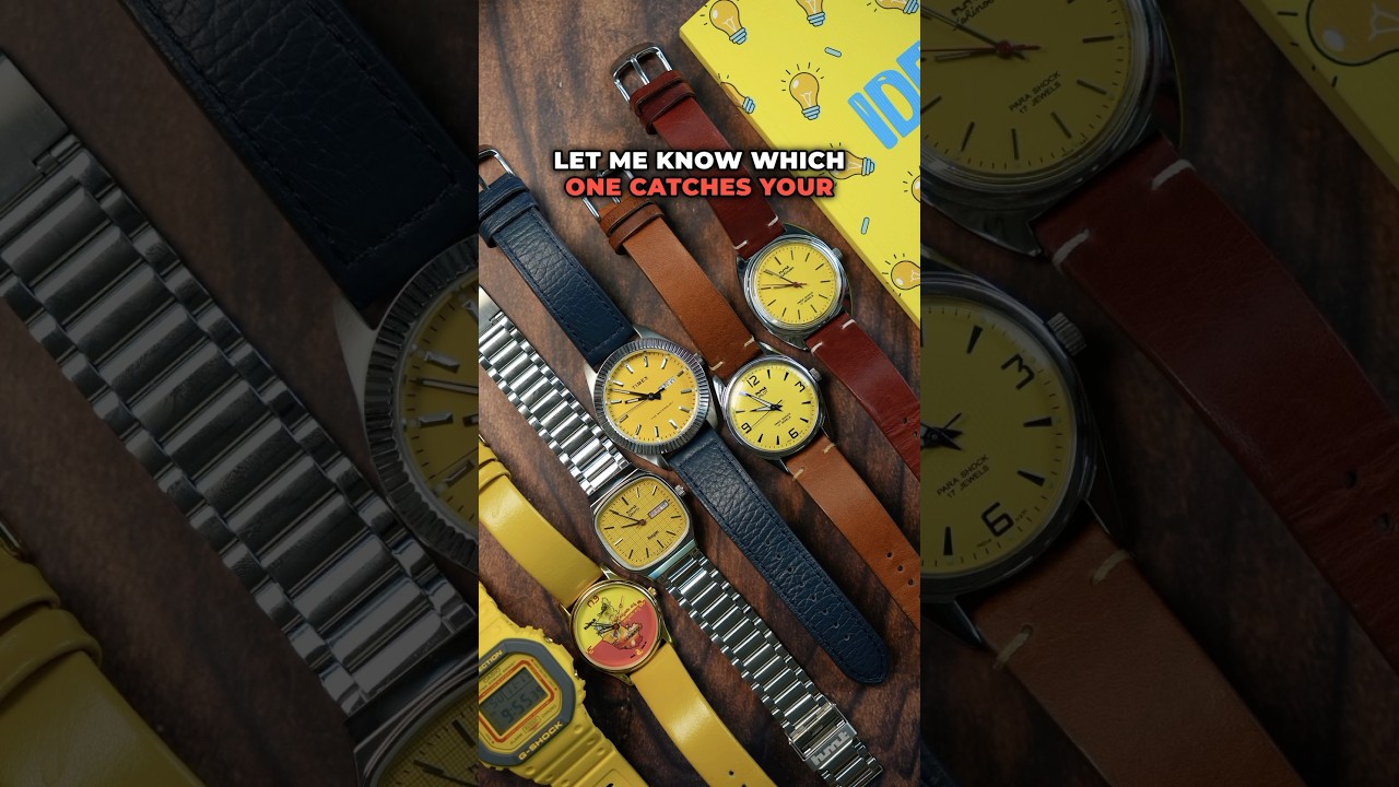 Yellow Dial watches from my Collection ! Which is your fav ?