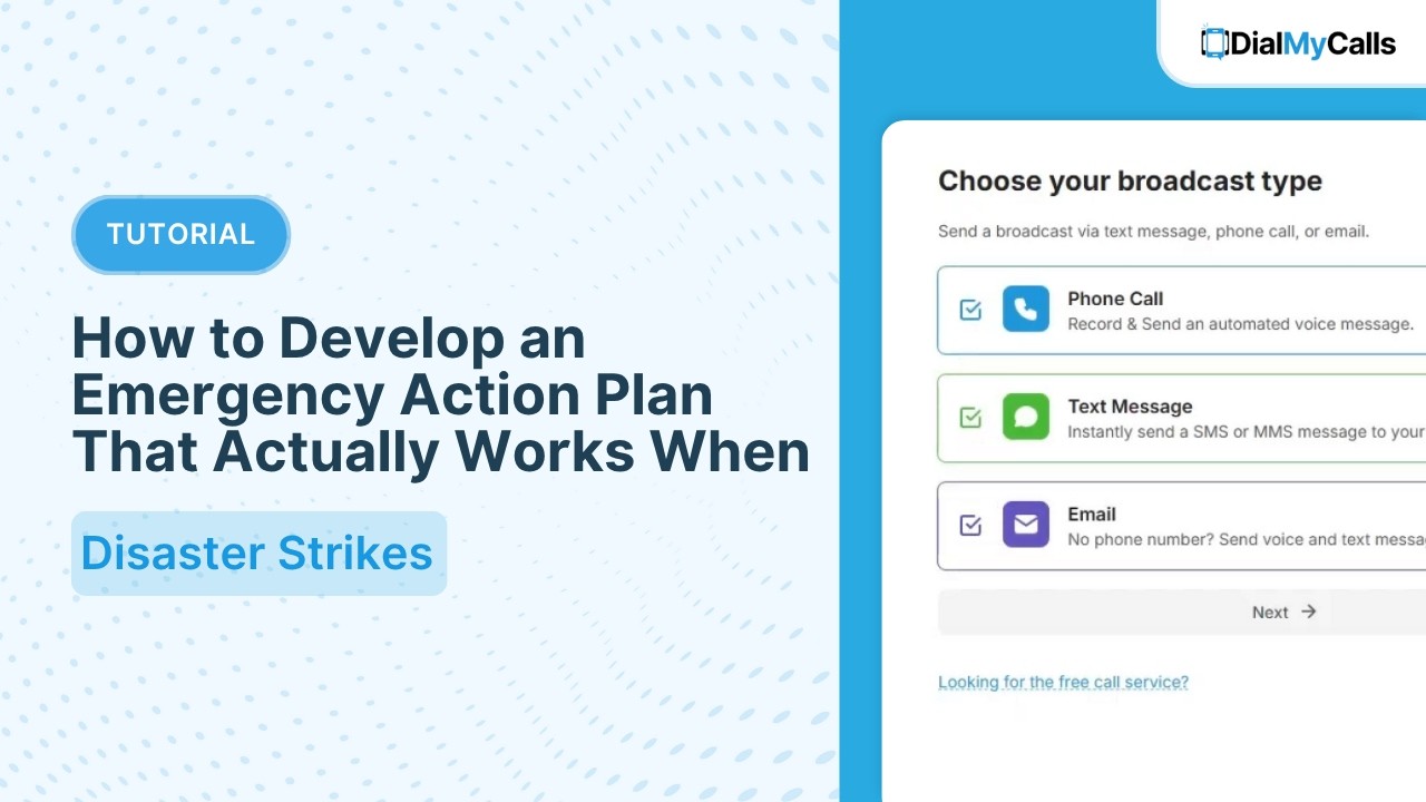 How to Develop an Emergency Action Plan That Actually Works When Disaster Strikes