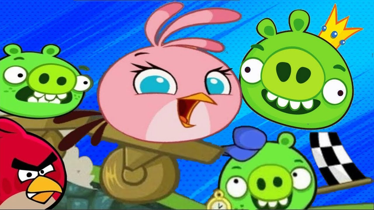 Angry Birds Crazy Racing Skill Game Walkthrough Levels 1-4