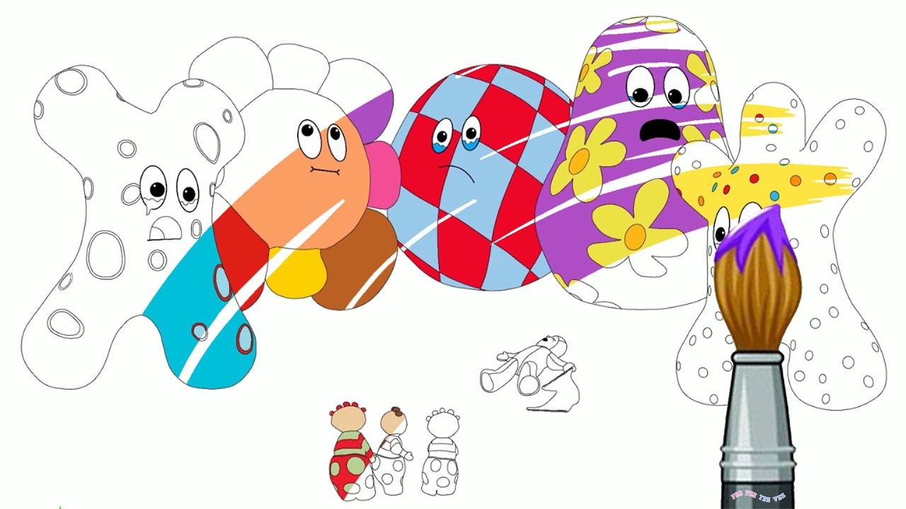 Colouring | In The Night Garden Pt 31 - Iggle Piggles 
