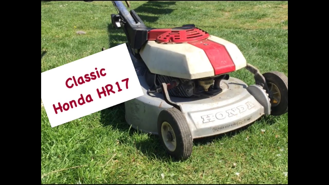 Honda HR17 (A look and start up of Classic Lawnmower)