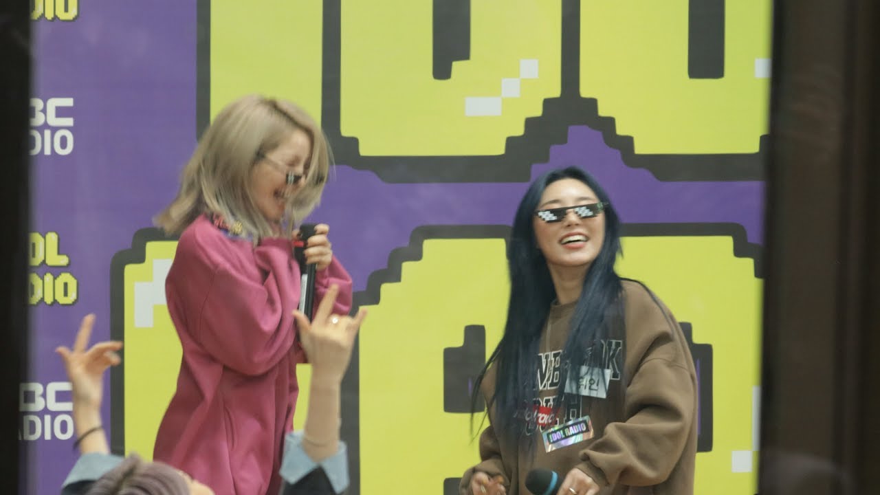 4K] 191121 아이돌라디오 마마무 솔라&휘인 유닛무대 랩퍼~MC 뚝딱이