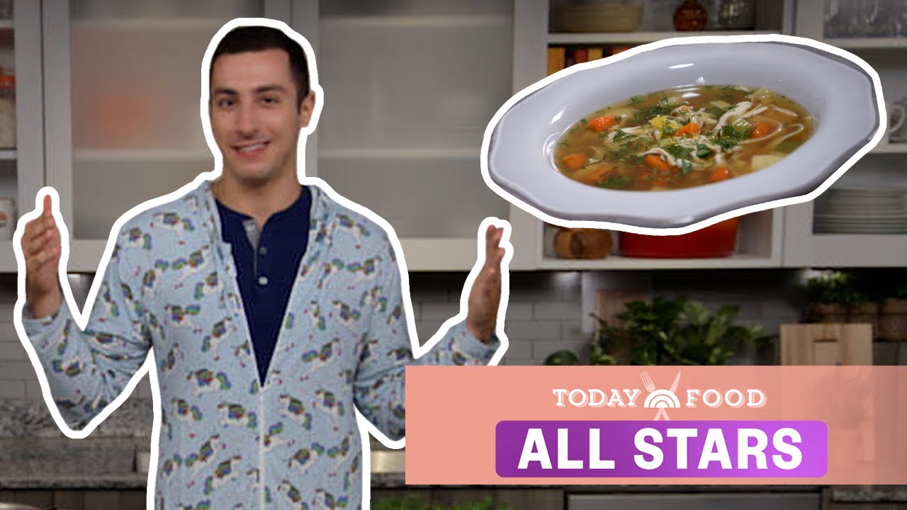How To Make The Most Soothing Chicken Noodle Soup Ever I TODAY Food All Stars