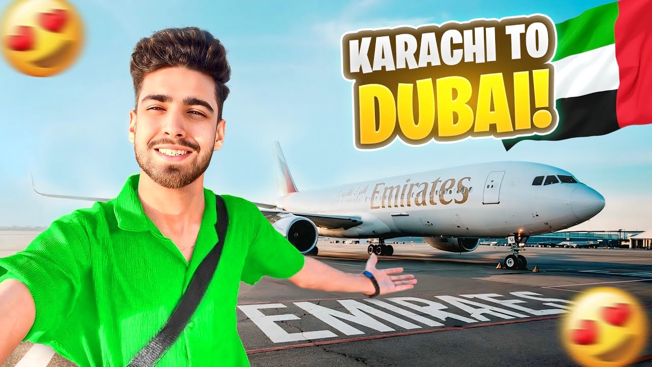 Karachi SE Dubai Via PiA 🇦🇪✈️| Pura Plane Khali Tha Reason Visa? 😱| Kaif Vlogs