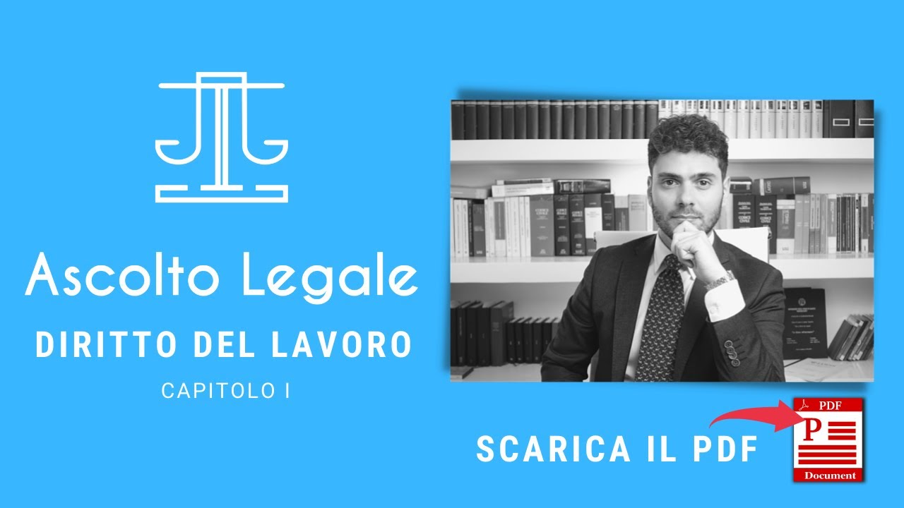 Corso diritto del lavoro - Capitolo I
