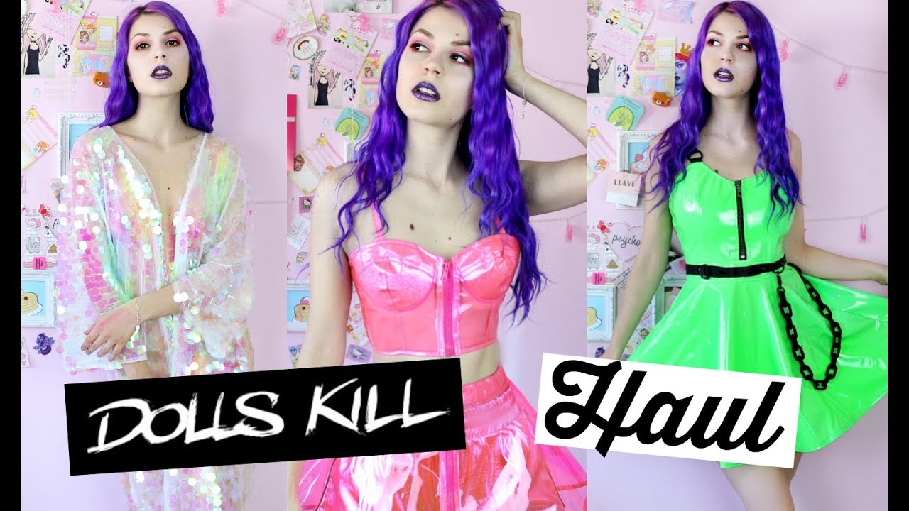 Fabulous 😍 DOLLS KILL Unboxing And Try-on Haul