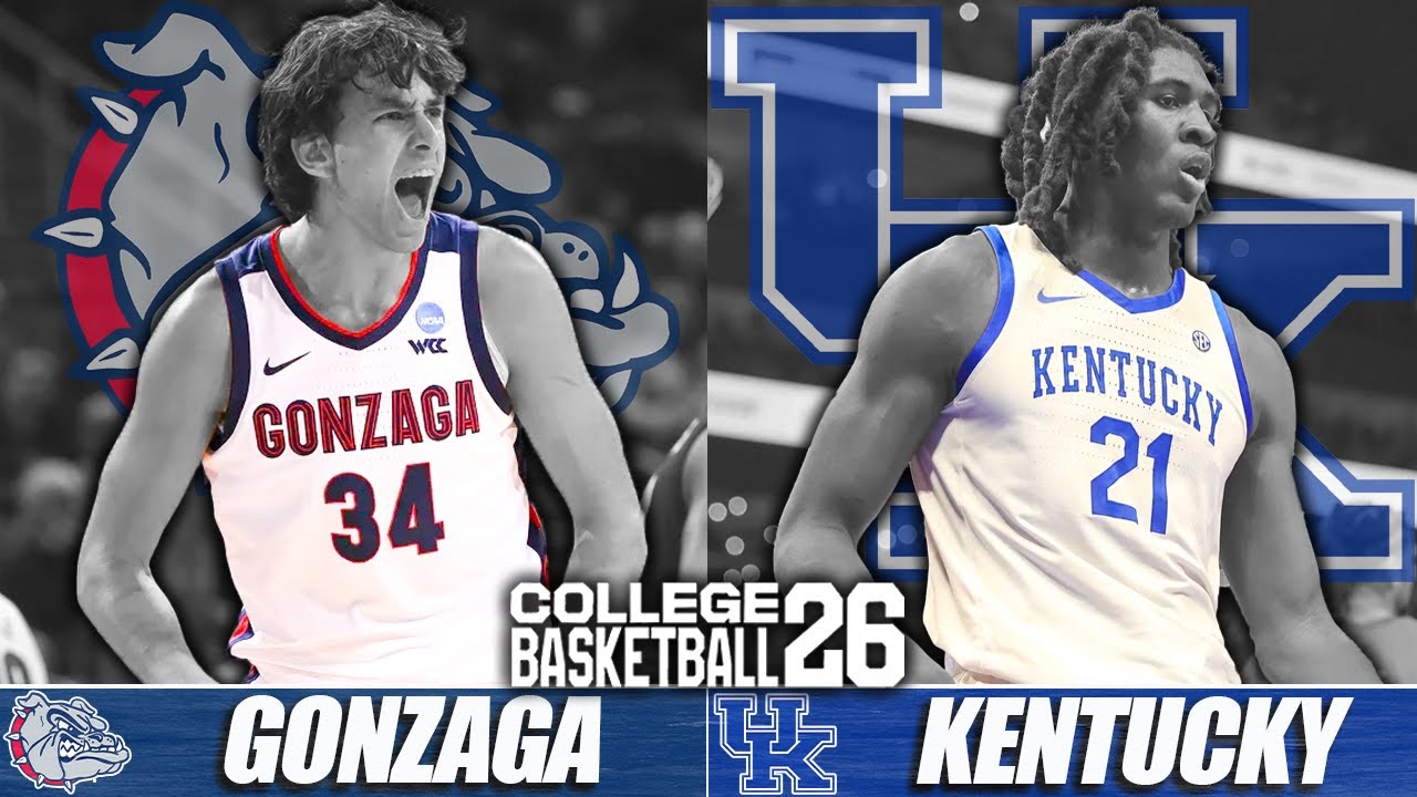Gonzaga vs Kentucky | College Basketball 26 | PS5 Gameplay