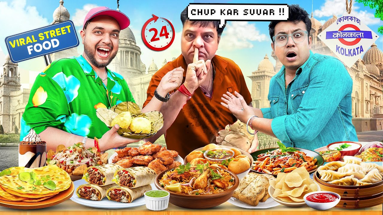 TRYING KOLKATA VIRAL STREET FOOD 😱😱 ​⁠@theindianmukbanger1596