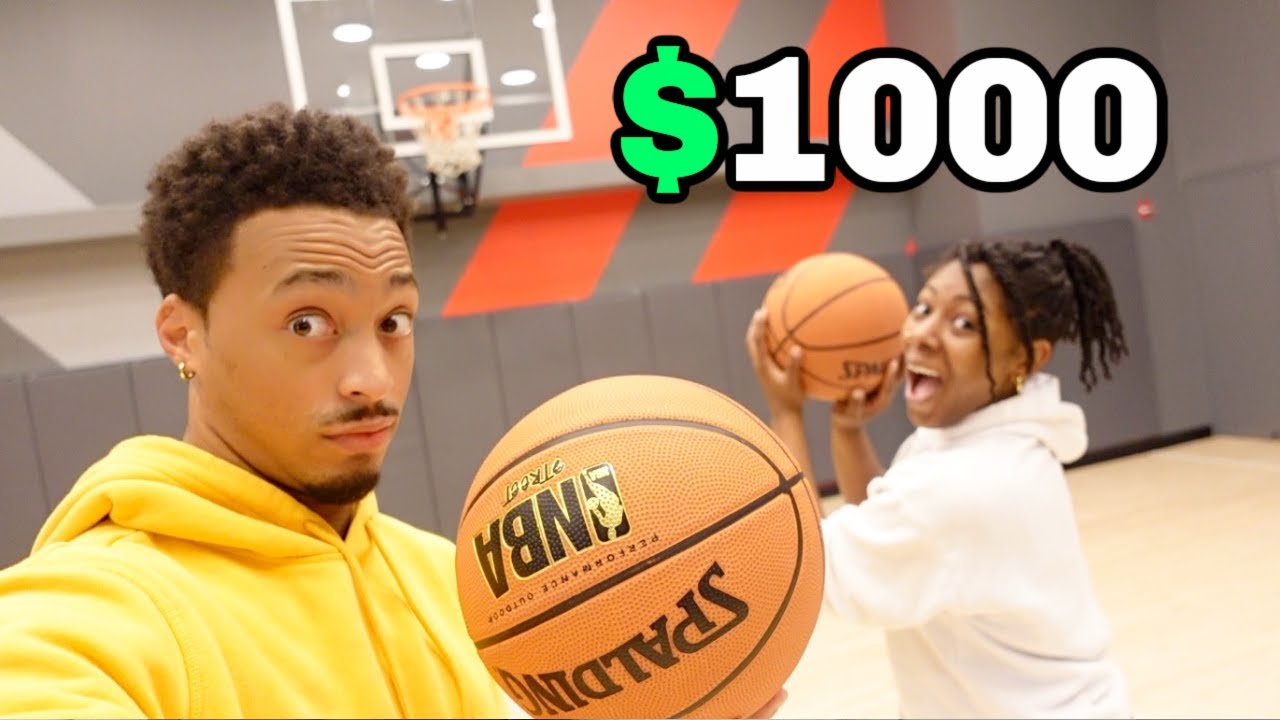 We played H.O.R.S.E. for a $1000 DATE