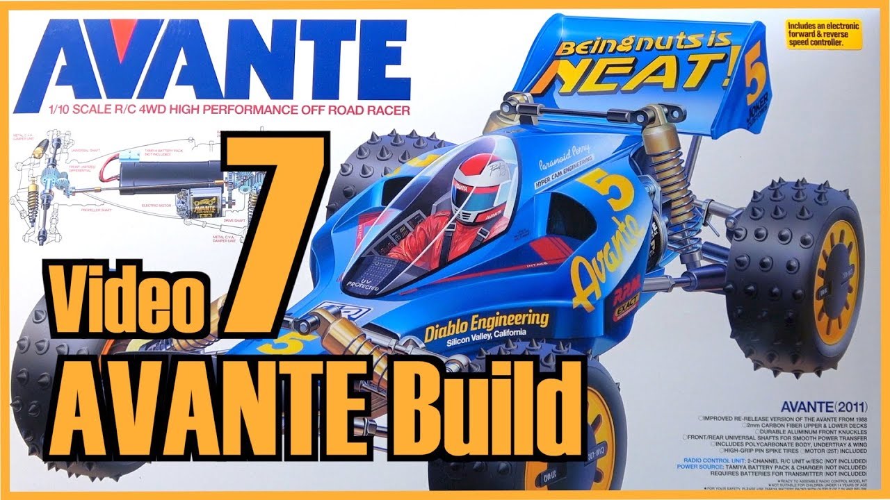 Tamiya Avante Build / Video 7 / Steps 39-40
