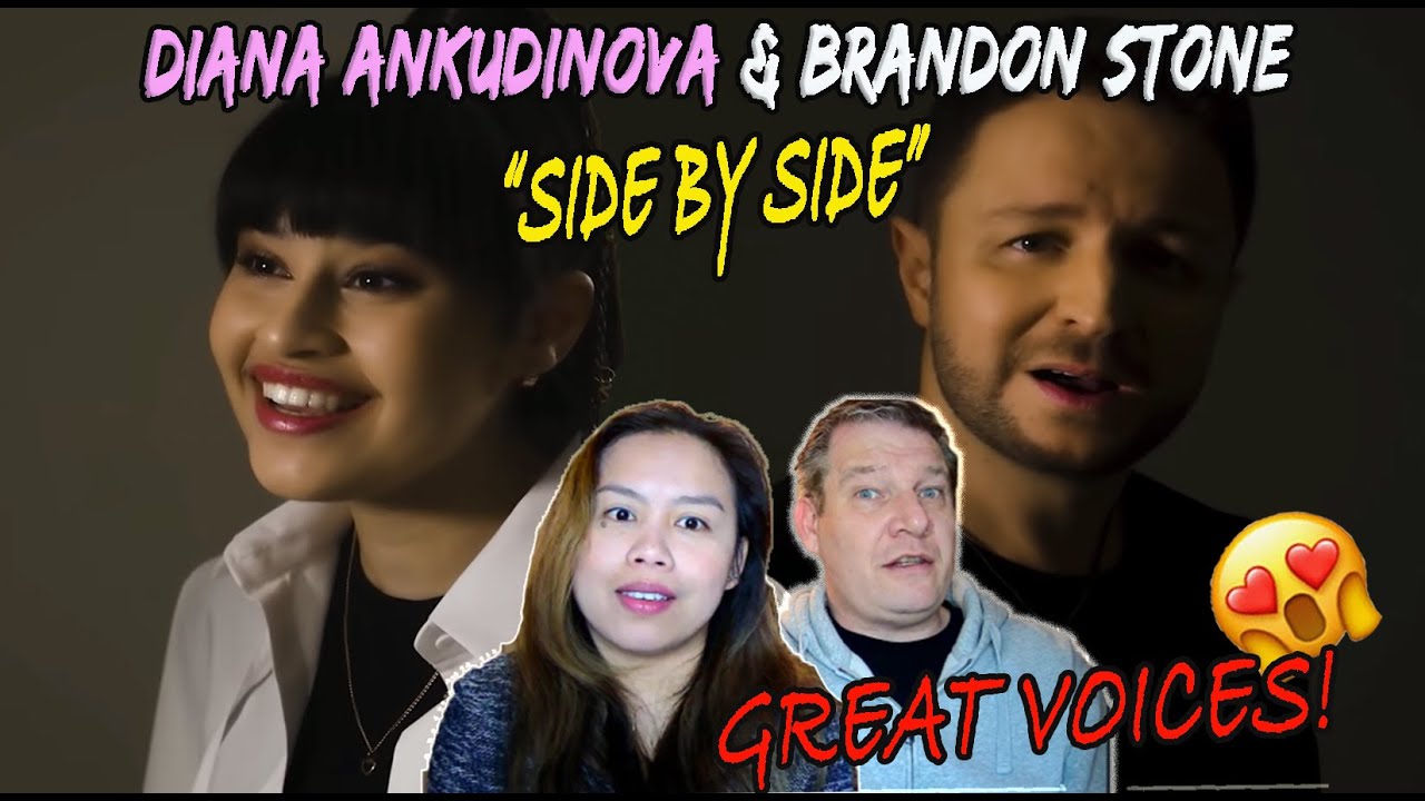 Diana Ankudinova & Brandon Stone "Side By Side" (Official music video) |Dutch couple REACTION