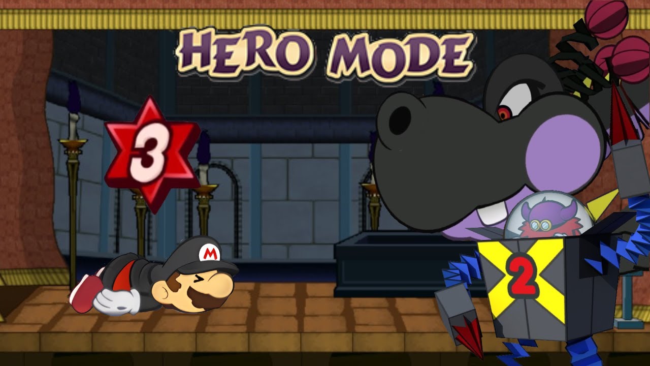 How I beat the hardest paper mario mod with triple pain