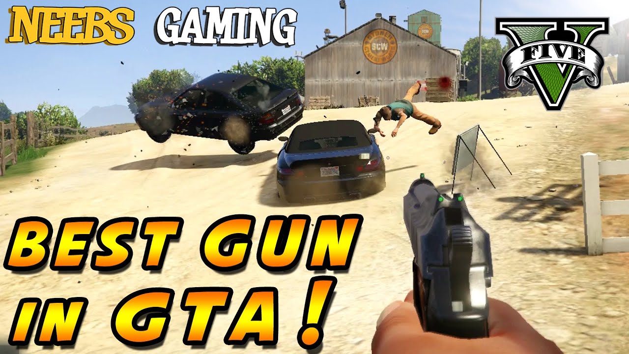 GTA 5 - Best Gun in GTA - Vehicle Cannon Mod
