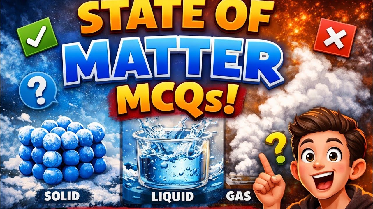 State of Matter MCQs | CSS, PMS, FPSC, SPSC, PPSC Exams Preparation