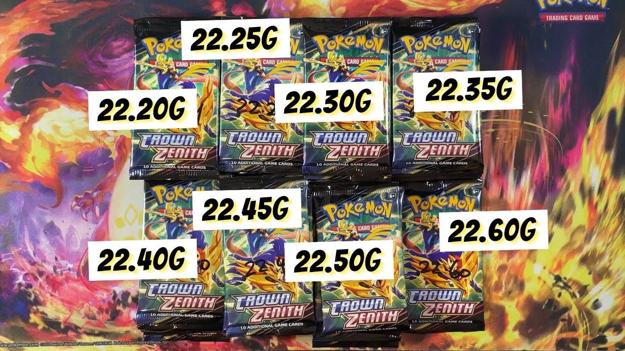 50 Pokemon Crown Zenith Packs Weighed & Opened: The Result Will SHOCK You!