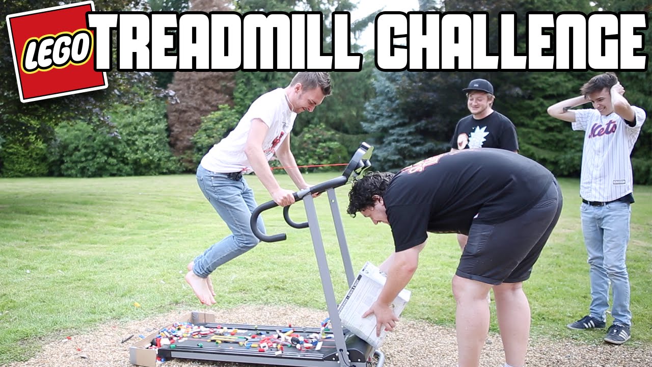 Lego Treadmill Challenge (Running On Lego) | WheresMyChallenge