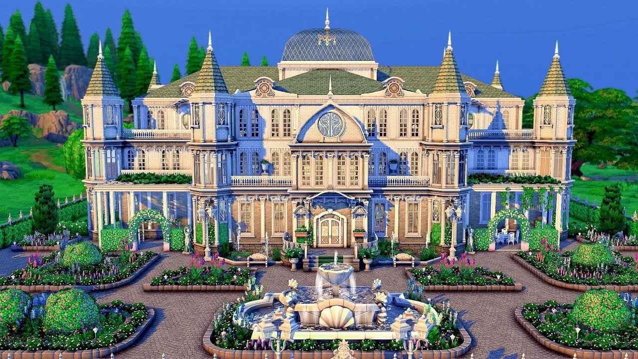Экскурсия по вашим УДИВИТЕЛЬНЫМ постройкам дворца в The Sims 4