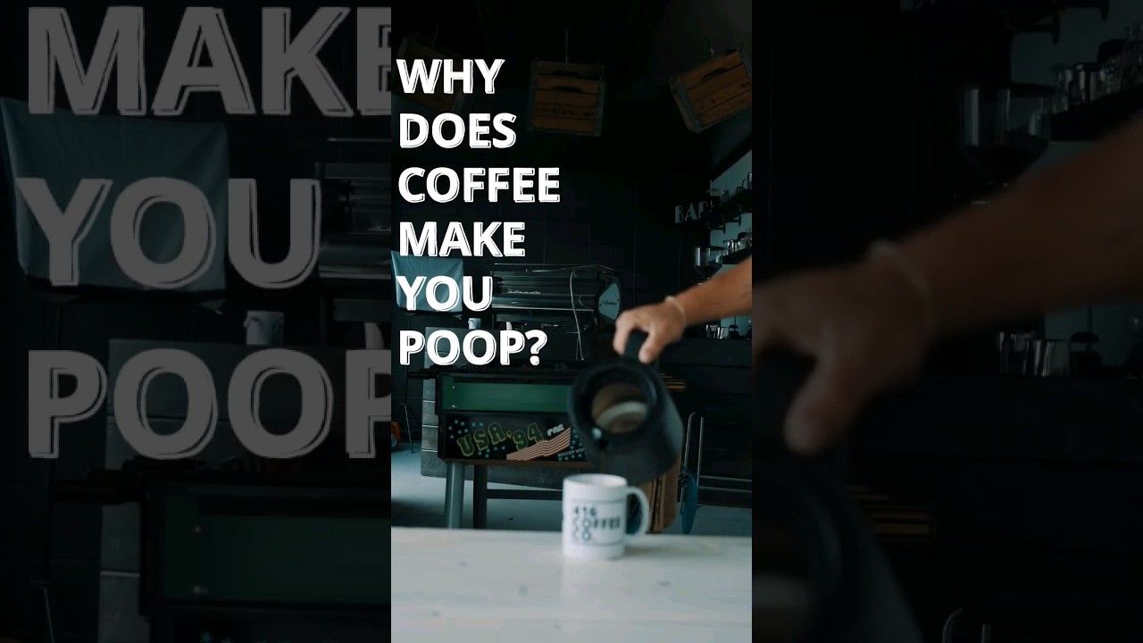 Why does coffee make you poop? #coffeeshop #coffeescience #caffeine