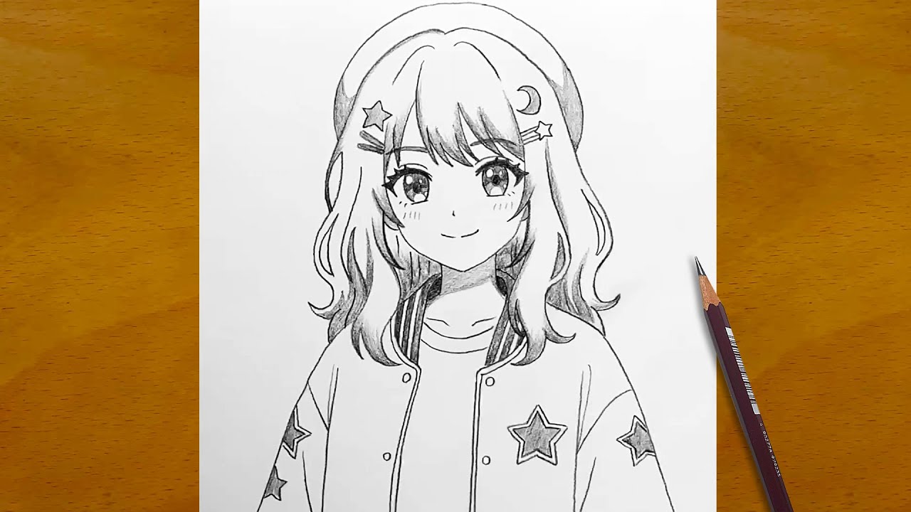 Simple Anime Drawing Tutorial – How to Draw a Cute Girl