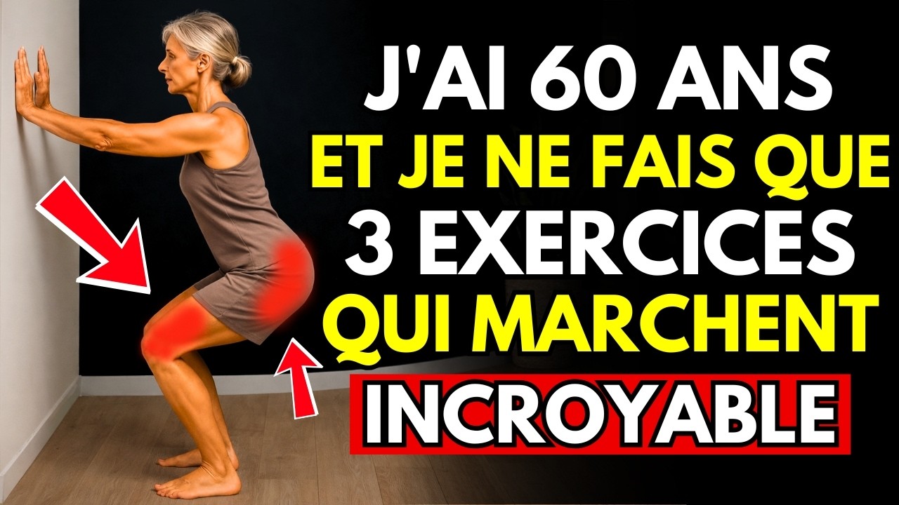 Tout Adulte de Plus de 60 Ans Doit Faire Ces 3 Exercices (FAITES-LES À LA MAISON)