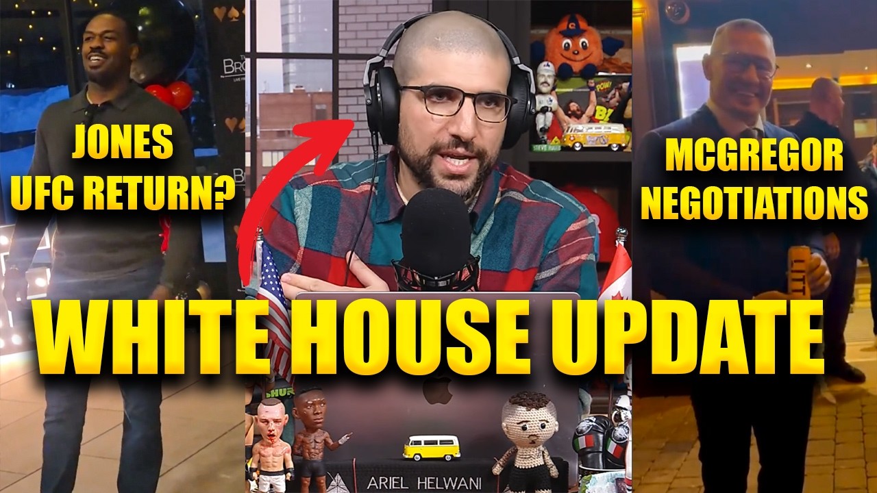 Jon Jones CONFIRMS Alex Pereira Negotiations + McGregor In Talks | UFC White House Card UPDATE