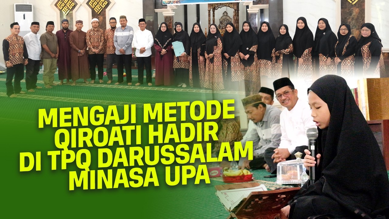 PELAJAR PEREMPUAN INI BIKIN TERKESIMA DAN TERHARU.  FASIH BACA QUR'AN METODE QIROATI