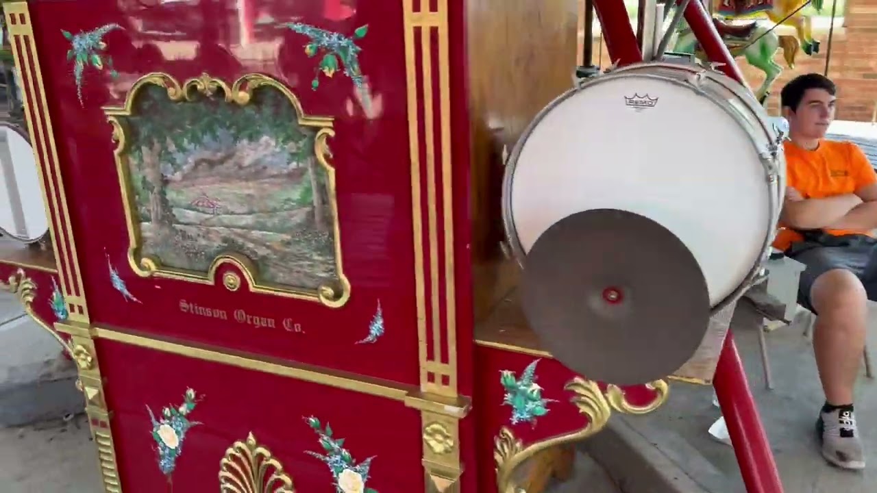 Stricker's Grove Carousel Band Organ Plays 