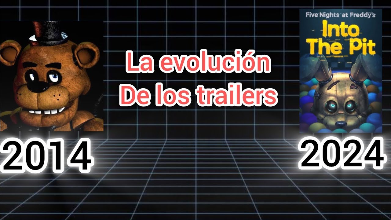 Todos los trailers de fnaf desde 2014 a 2024😯😯. #parati #fnaf #gaming 